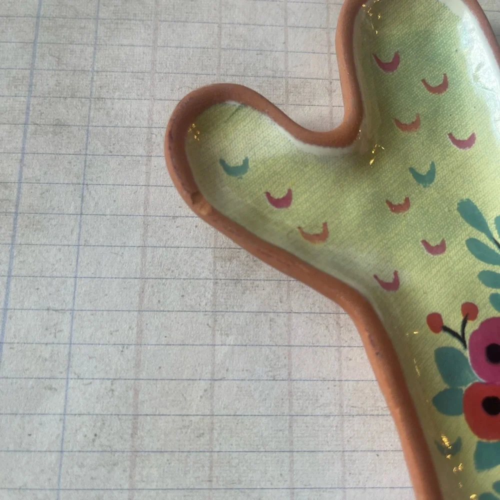 Natural Life Cactus Santa Fe Trinket Dish - Picture 6 of 10